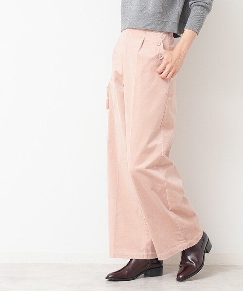 Dessin（デッサン） コーデュロイパンツ 01 ピンク レディース