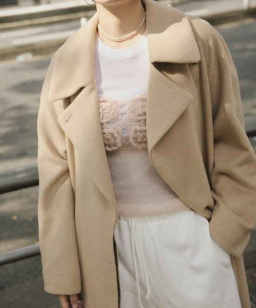 IENA LA BOUCLE（イエナラブークル） コート アウター キャメル