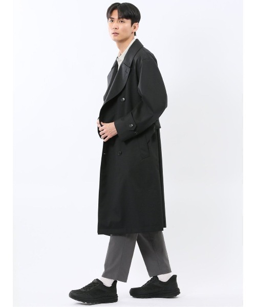 TAKA-Q（タカキュー） トレンチコート コート 「防風 ウール混