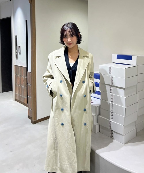BLUE×PALANG（ブルーパラン） トレンチコート コート ACCENT TRENCH