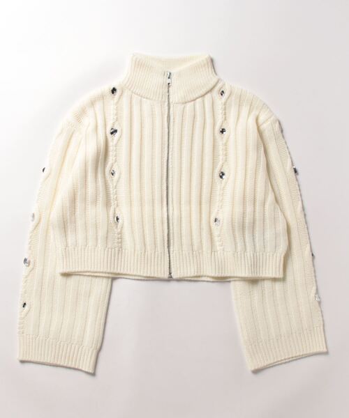 HARE（ハレ） ニットカーディガン FREE ホワイト レディース