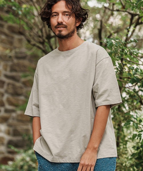 「CAMBIO」 半袖Tシャツ L ホワイト メンズ_画像2