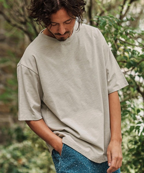 「CAMBIO」 半袖Tシャツ L ホワイト メンズ_画像3