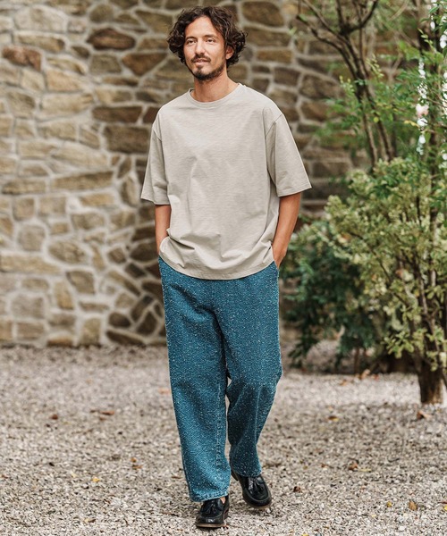 「CAMBIO」 半袖Tシャツ L ホワイト メンズ_画像4