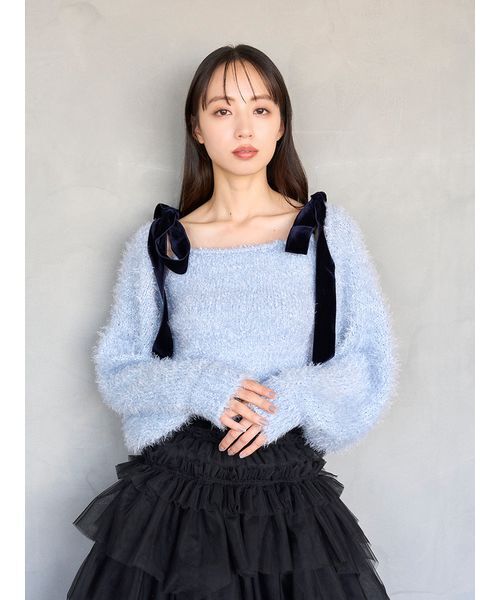 SNIDEL（スナイデル） ニット セーター ラメニットアンサンブルプル