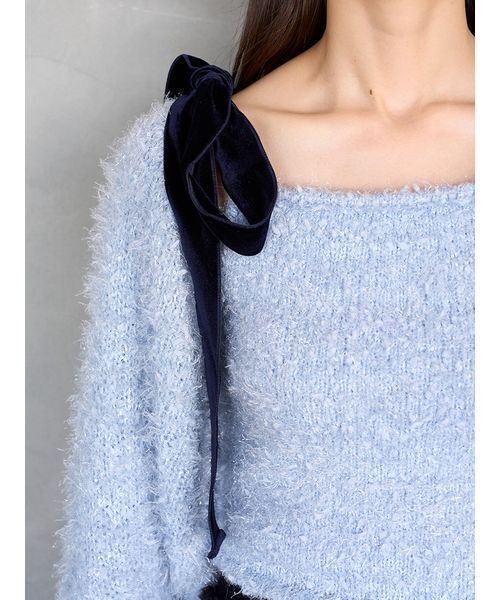 スナイデル ラメニットアンサンブルプルオーバー SNIDEL（スナイデル） ニット セーター ラメニットアンサンブルプル