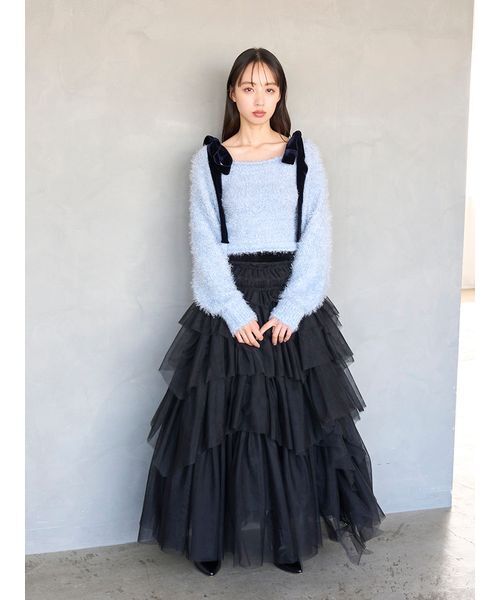 SNIDEL（スナイデル） ニット セーター ラメニットアンサンブルプル