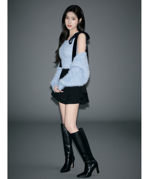 SNIDEL（スナイデル） ニット セーター ラメニットアンサンブルプル