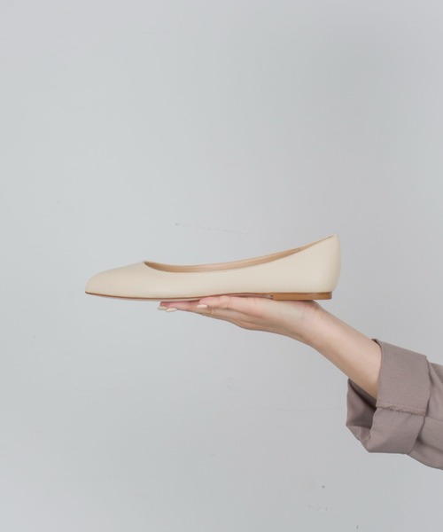 「Fabio Rusconi」 フラットパンプス 38 ブラック レディース_画像5