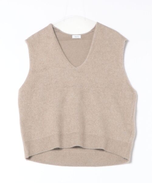 「A part by」 ベスト SMALL ライトベージュ レディース_画像2