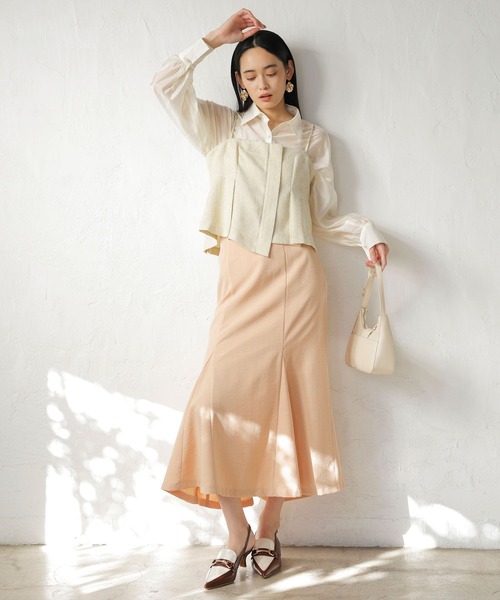 「VIS」 スカート SS グリーン系その他2 レディース_画像9