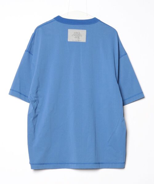 「N.HOOLYWOOD TEST PRODUCT EXCHANGE SERVICE」 半袖Tシャツ 38 ブルー メンズ_画像2