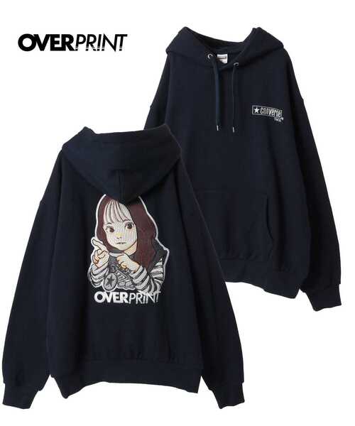 オーバープリント　パーカー over print（オーバープリント） パーカー 「over print」STREET GIRL