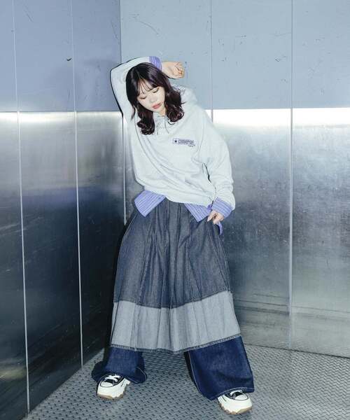 over print（オーバープリント） パーカー 「over print」SING GIRL