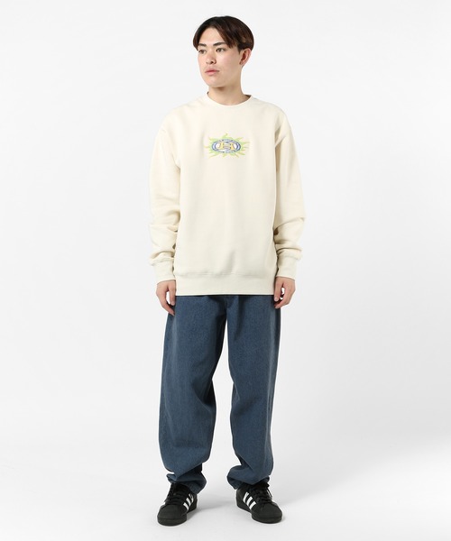HUF（ハフ） スウェットカットソー MEDIUM ネイビー メンズ : ZOZOTOWN