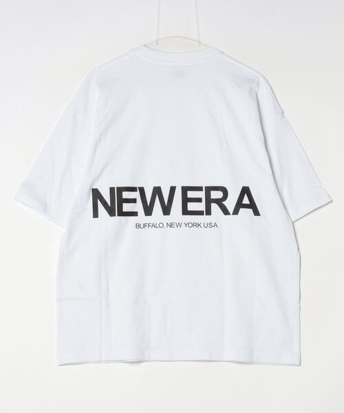 「NEW ERA」 半袖Tシャツ M ライトブルー メンズ_画像2