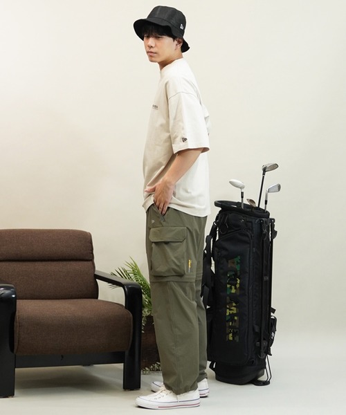 「NEW ERA」 半袖Tシャツ M ライトブルー メンズ_画像7