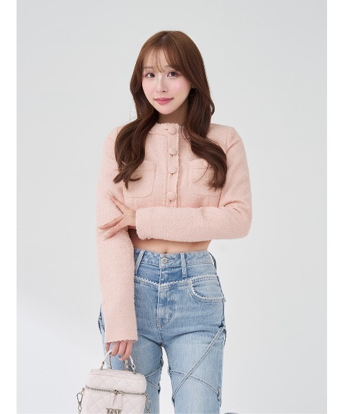 Darich（ダーリッチ） コート アウター リュクスツイードショート