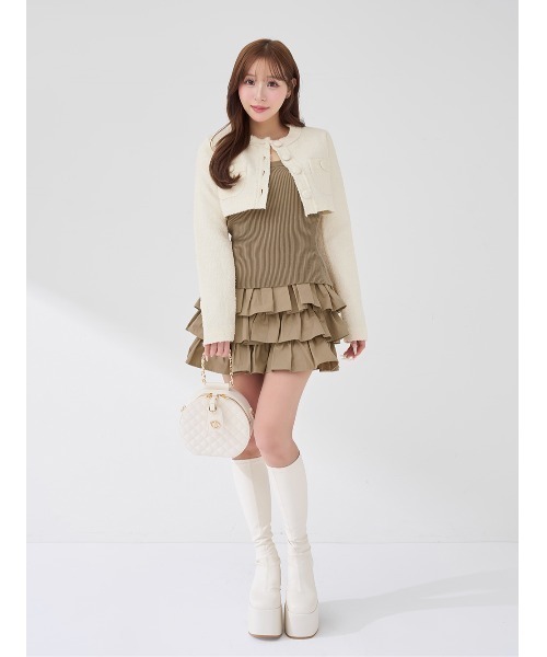 Darich（ダーリッチ） コート アウター リュクスツイードショート