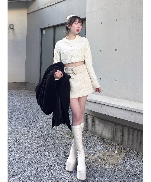 Darich（ダーリッチ） コート アウター リュクスツイードショート