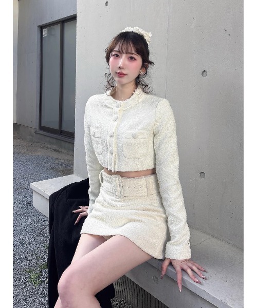 Darich（ダーリッチ） コート アウター リュクスツイードショート