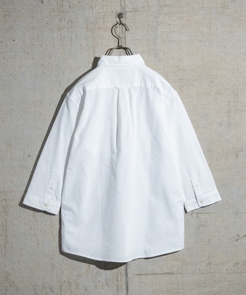 「JOHN'S CLOSET」 7分袖シャツ MEDIUM ブルー メンズ_画像4