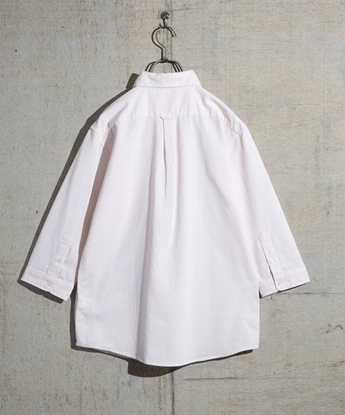 「JOHN'S CLOSET」 7分袖シャツ MEDIUM ブルー メンズ_画像6