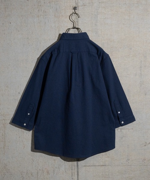 「JOHN'S CLOSET」 7分袖シャツ MEDIUM ブルー メンズ_画像8