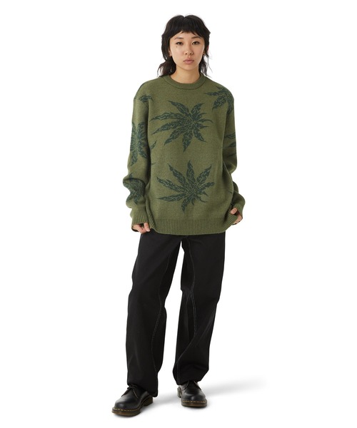 「HUF」 長袖ニット X-LARGE グリーン系その他 メンズ_画像7