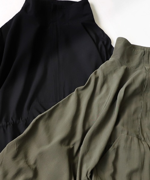 「antiqua」 ポンチョ FREE カーキ レディース_画像2