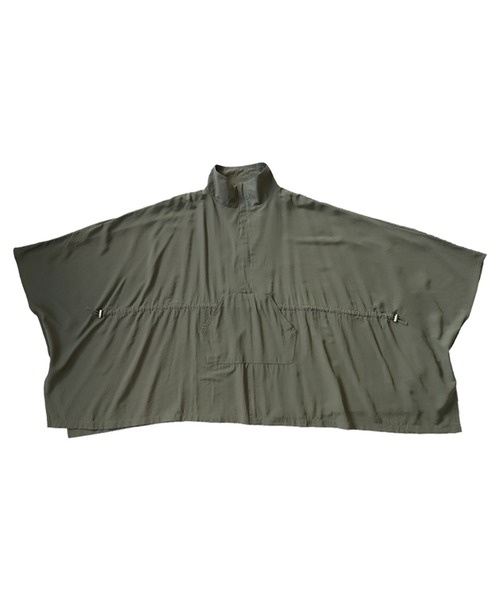 「antiqua」 ポンチョ FREE カーキ レディース_画像4