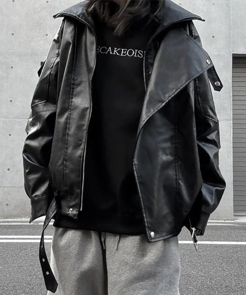 YACA（ヤーカ） ブルゾン アウター Leather Blouson/レザーブルゾン