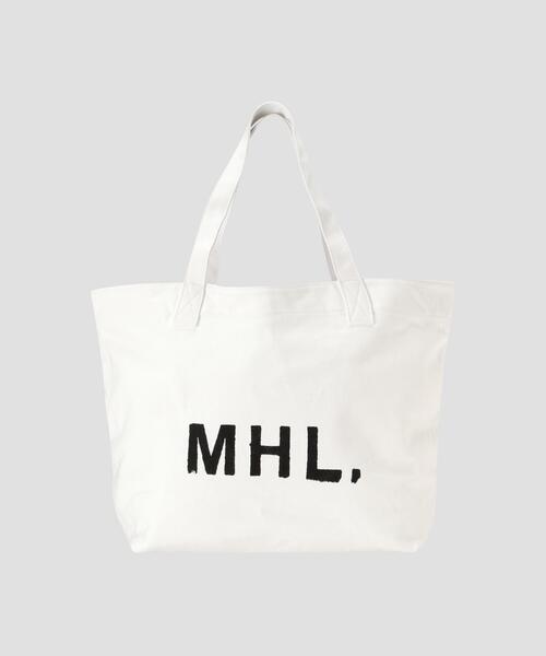MHL.（エムエイチエル） トートバッグ 大きめ HEAVY COTTON CANVAS