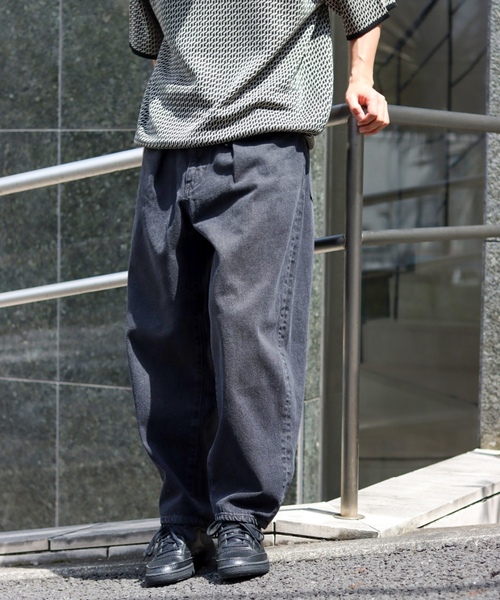 「JOURNAL STANDARD」 デニムパンツ LARGE ブラック系その他 メンズ_画像5