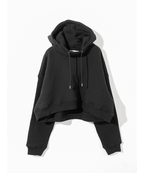 「MIDIUMISOLID」 プルオーバーパーカー FREE オフホワイト レディース_画像3