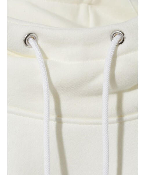 「MIDIUMISOLID」 プルオーバーパーカー FREE オフホワイト レディース_画像4