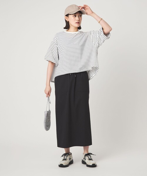 tシャツ ギャザースリーブ プルオーバー カットソー レディースの画像