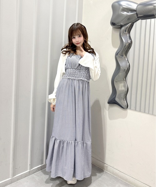 ros_marinas様[24SS]GENTLE SILK2WAYキャミワンピ one way（ワンウェイ） ワンピース 2wayロングキャミワンピース