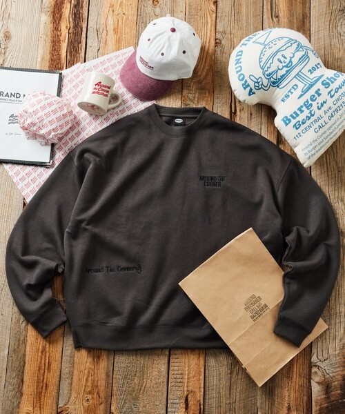 「FREAK'S STORE」 スウェットカットソー MEDIUM アッシュグレー メンズ_画像5