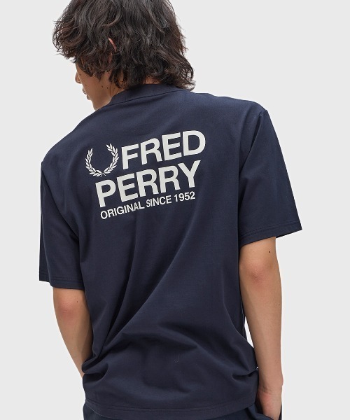 【先行予約品】フレッドペリー　Tシャツ FRED PERRY（フレッドペリー） tシャツ 先行予約受付中／Back Print