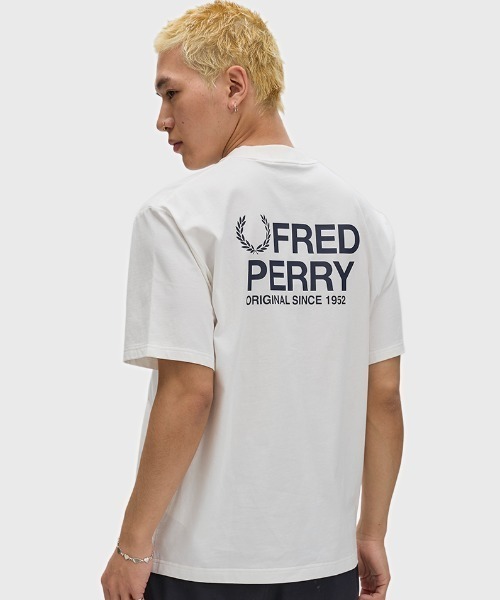 【先行予約品】フレッドペリー　Tシャツ FRED PERRY（フレッドペリー） tシャツ 先行予約受付中／Back Print