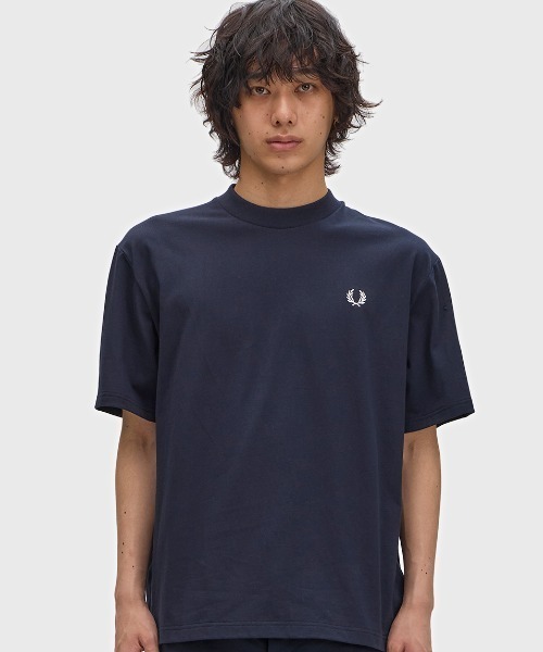 tシャツ Back Print Fred Perry Text T-Shirt／バックプリントテキストTシャツ メンズ レディースの画像