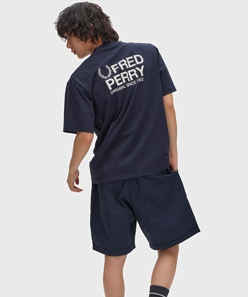 【先行予約品】フレッドペリー　Tシャツ FRED PERRY（フレッドペリー） tシャツ 先行予約受付中／Back Print