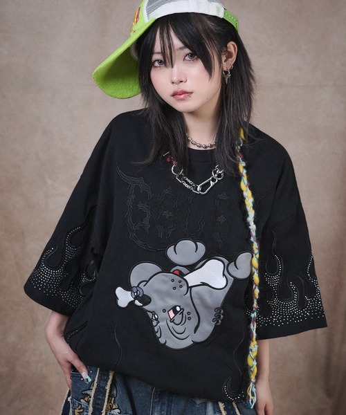 GALFY（ガルフィー） tシャツ 「GALFY/ガルフィー」ファイヤーピカピカ