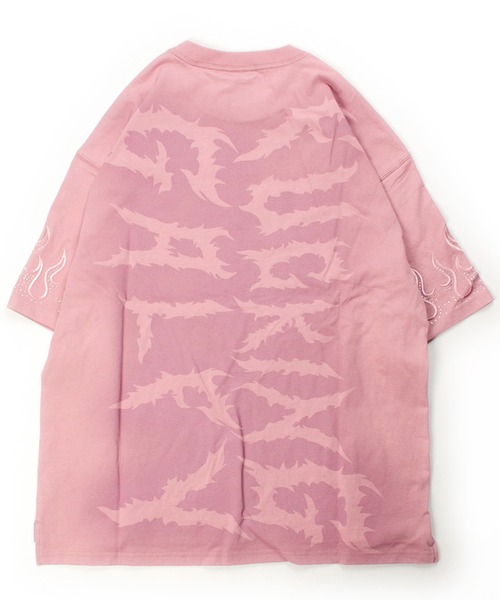 ガルフィー ファイヤーパターン Tシャツ GALFY（ガルフィー） tシャツ GALFY-ファイヤーピカピカTee メンズ