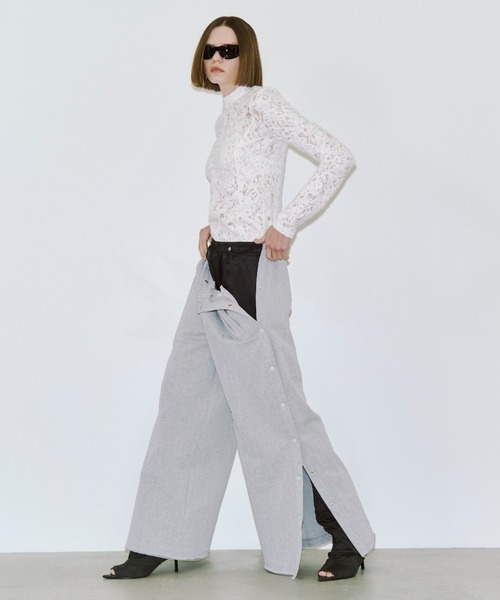 JOSE MOON（ジョゼムーン） ブーツ GATHERED OPEN TOE BOOTS/ギャザー 