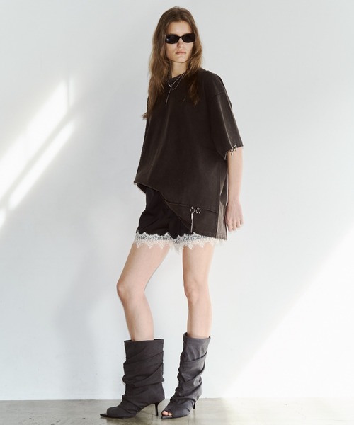 JOSE MOON（ジョゼムーン） ブーツ GATHERED OPEN TOE BOOTS/ギャザー 
