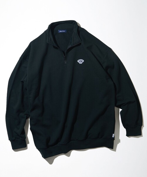 「NAUTICA」 スウェットカットソー MEDIUM チャコールグレー メンズ
