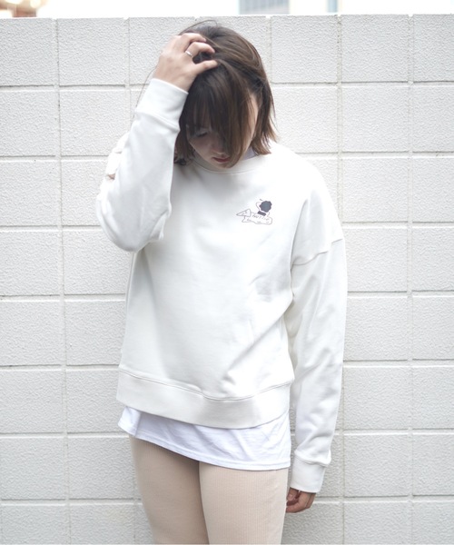 「roial」 スウェットカットソー MEDIUM ホワイト レディース_画像7