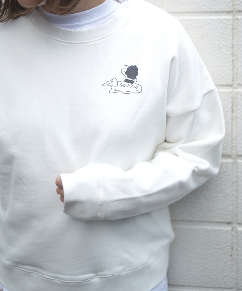 「roial」 スウェットカットソー MEDIUM ホワイト レディース_画像10